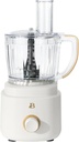 Beautiful 10-Cup Food Processor, Touch-Activated Display, Accessories Included, Versatile Kitchen Appliance for Slicing, Shredding, Dough, and More (White Icing)