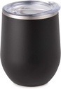 Maars Bev Stainless Steel Stemless Wine Glass Tumbler with Lid