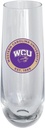 R and R Imports Western Carolina University 10oz Stemless Flute Officially Licensed Collegiate Product 4-Pack
