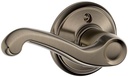Flair Left Handed Lever Non-Turning Lock, Antique Pewter (F170 FLA 620 LH)