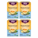 Yogi Tea Stomach Ease - 16 Bags per Pack (4 Packs) - Digestive Tea to Help Soothe & Calm the Stomach - Includes Licorice, Fennel, Ginger, Peppermint & More