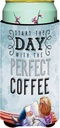 Caroline's Treasures BB5404TBC Start the Day Coffee Sign Tall Boy Hugger Can Cooler Sleeve Hugger Machine Washable Drink Sleeve Hugger Collapsible Insulator Beverage Insulated Holder
