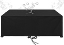 Covers for Outdoor Furniture Waterproof Garden Furniture Covers 180x80x80cm Heavy Duty Oxford Fabric Garden Table Covers Waterproof Rectangular Garden Storage Cover Garden Table and Chairs Cover