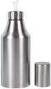 Agatige 1000ml Oil Dispenser Bottle for Kitchen, Stainless Steel Olive Oil Vinegar Sauce Pot with Leak Proof Lid for Cooking BBQ