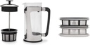 ESPRO P5 Double Micro-Filtered Coffee French Press + Tea Micro-Filter, 32 Ounce, Polished Stainless Steel