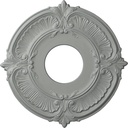 Ekena Millwork CM12AT Attica Ceiling Medallion, 12 3/4"OD x 4"ID x 1/2"P (Fits Canopies up to 4"), Primed White