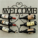 Wine Rack, Wine Shelf Iron Wine Storage Organizer, Wall Mount Wine Bottle Display Holder for Kitchen, Pantry, Dining Room, Bar, Wine Cellar