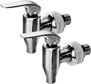Stainless Steel Beverage Dispenser Stainless Spigot Push Style Spigot Faucet For Home Parties, Sun Tea,Water or Kombucha（2 PCS)