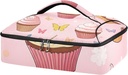 Burbuja Cupcakes Casserole Carrier for Hot or Cold Food, Insulated Casserole Carrier Bag Case with Dish Storage, Portable Thermal Tote Bag for Parties Potluck Picnic Camping