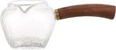 Veemoon 1 Pc Side Handle Tea Serving Cup Cold Tea Pitcher Gong Fu Teapot Glass Kettle Pot Milk Frothing Cup Side Pour Teapot Sharing Pitcher Cold Water Teacup Office Wooden
