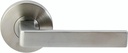 INOX RA345L461-32D RA Round Door Lever, 2-3/8-Inch Backset, Satin Stainless Steel
