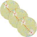 3 Pcs Pot Holders Trivets Set for Hot Pots and Pans 15in Cotton Thread Weave Dish Holder for Crock Pot Kitchen Decor Flower Yellow Pattern Cute