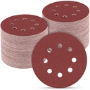 165 PCS 5 Inch Sanding Discs,Round Hook and Loop Sandpaper for Random Orbital Sander 40 60 80 120 150 240 320 400 600 Grit