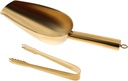 1set Utility Scoop Tong Stainless Ice Tongs and Scoop Bar Restaurant Home