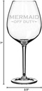 Wine Glass Goblet Mermaid Off Duty (20 oz Jumbo)