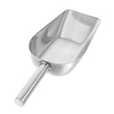 PRETYZOOM Large Stainless Steel Ice Scoop Bean Scoop Tea Leaf Shovel Commercial Kitchen Tool