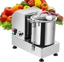 Commercial Electric Vegetable Chopper, Stainless Steel Food Processors, Adjustable Speed Meat Mincer, for Chopping Vegetables, Meat, Grains, Nuts (A,6L)