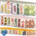 24 Pack Dishwasher Safe Reusable Bags Silicone, Leakproof Reusable Freezer Bags for Food Storage, Home Organization, Travel & Make-up, BPA-Free for Salad and Fruit
