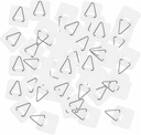 Alipis 100pcs Bowl Hangers Wall Plate Hanger Stick Adhesive Plate Fixing Hook Wall Dishes Hook