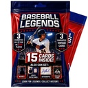 Baseball Card Legends Pack – 15 Cards Inside | 3 Guaranteed Stars or Hall of Famers + 3 Vintage Cards | Possible Rookies, Autographs, Jersey Patch & Insert Cards for Collectors