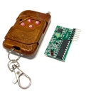 Wireless Remote Control Receiver Kit 4-Channel 2272/2262 433MHz 315MHz Module with RF Transmitter Remote Compatible with UNO Rduino Home Automation Garage Door Access Control System