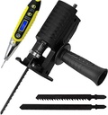 Test Pen & Electric Drill Modified Electric Saw, Reciprocating Saw Saber Power to Jig Portable Woodworking Cutting Tool with Cordless Adapter Set Hand Wood Metal Cutter Attachment