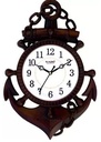 Kadio Analog 39 cm X 26 cm Wall Clock (Black, with Glass, Standard)