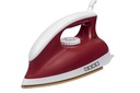 USHA Goliath 1200Watt Dry Iron with 1.8m Long Swivel Cord | Double Coat Golden Non Stick Soleplate for Longer Durability | 360° Swivel Cord | 2 Years Warranty | (Maroon), 1200 watts, Plastic