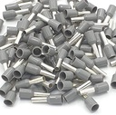 Rpi shop - 4 SQMM (E4009) Wire Ferrules Copper Crimp Connectors,Wire Crimping Tool Kit,Insulated Cord Pin End Terminal, Color Gray Pack of 100 Pcs
