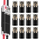 Pack of 12 2 Pin Cable Connector Plug, Car Plug Connector Connector Connection Terminal, 18-22AWG Wire Quick Splice Connector, Cable Crimp Connector, Cable Connector
