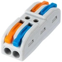 XELYTON Wire Clip Connector, Universal Connection Terminals, Circuit Inline Splices Electric Connectors, Quick Connect & Freely Assemble Electrical Splicing Kit for Compact (2 In 2 Out, 30)
