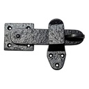 Adonai Hardware 5" Elath Black Antique Iron Gate Flip Latch