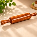 Jaipur Ace Brown Wooden Belan for Chapati | Roti | paratha | Puri | Papad | Wooden Rolling Pin Roller Thick Size | Wooden Roti Belan | Wooden Belna | Wooden Belan for kithcen (12 inch)
