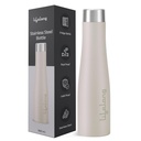 Lifelong Stainless Steel Water Bottle 900ml | Durable, Leak-Proof, Easy Grip, Rust Free, Easy-to-Clean, Odour-Free Bottle with Secure Cap for School, Travel, Gym & Work (LLBT03AB, Almond Birch)