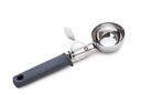 Clazkit Ice Cream Scoop | Push Button | Stainless Steel Ice Cream Scoop with Ergonomic Handle – Heavy Duty, Rust-Resistant Dessert Scooper | Color May Vary