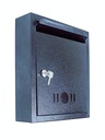 Mail Box Letter Box for Home and Gate Wall Mount Box Black (Size 11 * 9 * 3 inch)