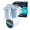 ZeroWater Official Replacement Water Filter Removes PFOA/PFOS 4-Pack​