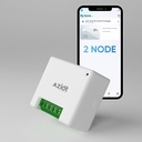 AZIOT 2 Node Smart Switch - WiFi/Bluetooth Communication - Made in India - Timer Function - Works with Home and Alexa… (2 Node)