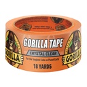 GORILLA Crystal Clear Tape, 1.88" x 18 yd, 1-Pack, Weather Resistant
