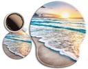 Ergonomic Mouse Pad with Wrist Rest Support,Gel Mouse Pads for Desk