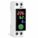 Blackt Electrotech BT74NVF 63A Wi-Fi Circuit Breaker with Over-Volt, Current Protection & Energy Metering Remote Control, Timer, & Power Monitoring | Smart Life, Alexa (With Dispaly)