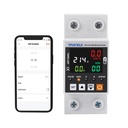 Tuya WiFi Smart Energy Meter 63A 230V, DIN Rail Earth Leakage & Surge Protection Device, AC 80-300V Intelligent Power Monitor, Undervoltage Relay Switch, Smart Life APP Remote Control- HIVAGI