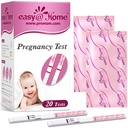 easy@Home Pregnancy Test Strips, 20 Pack with Premom App