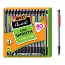 BIC Xtra Smooth Mechanical Pencil, 0.7 mm Medium Point, 40-Count Pack