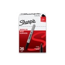 Sharpie Permanent Markers, Bulk Set, Fine Tip Markers, For Plastic, Metal, Wood, And More, Black, 36 Count