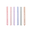 Alohaster Highlighters, HPSIZEE-6-T, 6 Pack - Happiness