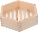 1pc Hexagonal Wood Steamer Basket Multi-functional Bamboo Food Steamer for Fish Meat Vegetables Easy to Clean Store for Healthy Cooking Woks Stockpots