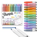 Sharpie S-Note Creative Highlighters, Assorted Pastel Colors, No Bleed, Chisel Tip, 24 Count - Colorful Office Supplies