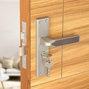 LAPO Strong Door Lock for Daily Use | 45x45mm Lock Body | 60mm Cylinder | Fits 30–50mm Door Thickness | Designed for Left-Right Door Opening | 3 Brass Keys | Matt Finish | 3 Years Warranty | CY-303