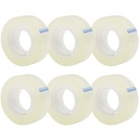 OWLKELA 6 Rolls Transparent Tape Refills, Clear, 0.7" x 1000"